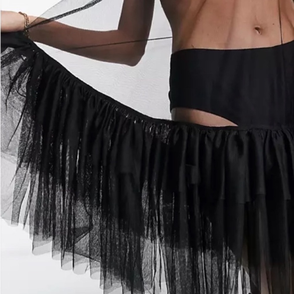 Free People Push Send Sheer Mini Slip Xtra Small - Picture 5 of 9